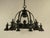 Black Viennese Wrought Iron Chandelier, Austria, 1900s For Sale - Image 8 of 18
