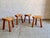 Primitive Style Tripod Stools, 1960s, Set of 4 For Sale - Image 18 of 18