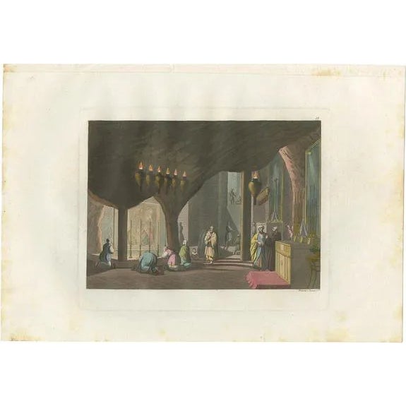 Ferrario, The Nativity Grotto, 1831, Print on Paper For Sale