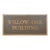 Reclaimed Willow Oak Cast Bronze Building Dedication Plaque For Sale