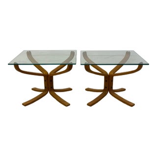 Sigurd Ressell Falcon End Tables for Vatne Møbler - A Pair For Sale
