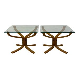 Sigurd Ressell Falcon End Tables for Vatne Møbler - A Pair