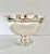 Hollywood Regency Vintage Silverplate Pedestal Bowl – Bar Cart Catchall Nut Dish – Classic Beaded Rim Serving Bowl For Sale - Image 3 of 6