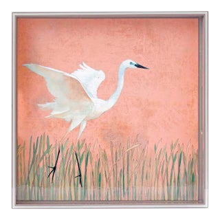 Egret 15" Square Serving Tray For Sale