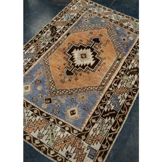 Turkish Vintage Rug 3'8" x 5'4" #16083 For Sale In Houston - Image 6 of 8