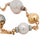 Mid 20th Century Mid 20th Century South Sea and Akoya Pearl With Gold Beads 18k Gold Station Bracelet For Sale - Image 5 of 7