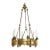 French 19th Century Byzantine Style Bronze Chandelier For Sale