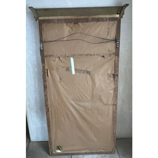 Empire Style Pier Mirror, C. 1960's For Sale - Image 10 of 10