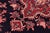 1980s Shabby Chic Persian Tabriz Blue/Red Wool Rug - 7'1'' X 9'10'' For Sale - Image 5 of 10
