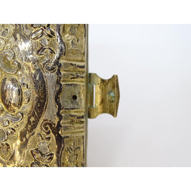 Gold Napoleon III Cigarette Case or Jewelry Box in Gilt Silver, France, 19th Century For Sale - Image 8 of 17