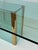 Celadon 1970s Leon Rosen for Pace Collection Glass and Brass Dining Table For Sale - Image 8 of 12