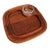 Mid 20th Century Dansk Teak Wood Snack Tray With Bowl by Jens H Quistgaard For Sale