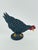 Cast iron polka dot hand painted rooster figurine. This is a pre owned item so please see all pictures and ask any questions.
