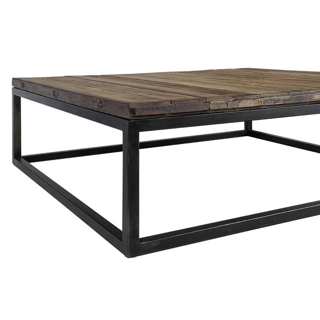 Vintage British Baking Pallet Coffee Table For Sale - Image 4 of 8