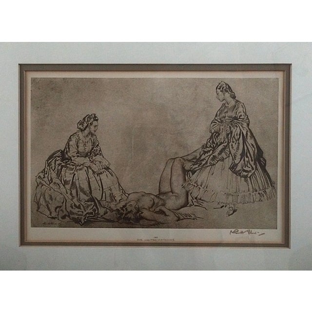 Eve and Two Victorians – Signed Print by Sir William Russell Flint For Sale - Image 14 of 17