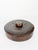 Round Leather Box, France, 1970s For Sale - Image 6 of 8
