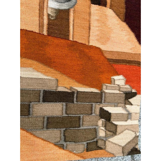 Bolivian Hand Woven Tapestry, 1950s For Sale - Image 11 of 18