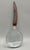 A fine quality antique English natural stag horn handled magnifying glass with sterling silver mounts. Maker is Henry...