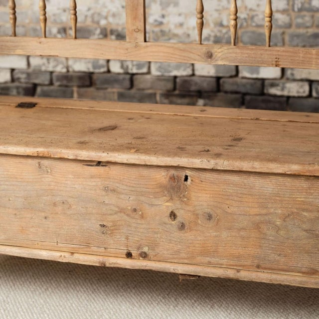 19th Century French Alsace Farm Bench For Sale - Image 9 of 12