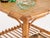 Mid-Century Modern Italian Organic Coffee Table in Rattan and Wicker, 1970s For Sale - Image 4 of 13