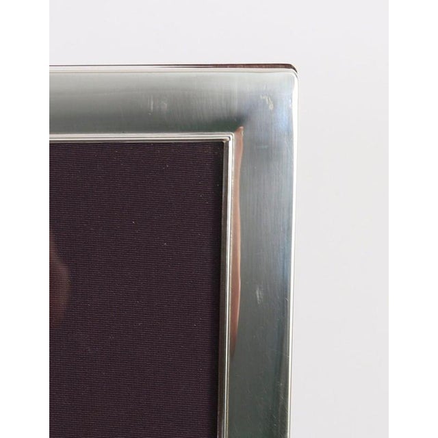 Metal Large Sterling Silver Photo Frame from Asprey & Garrard London, 2010s For Sale - Image 7 of 9