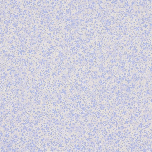 Contemporary Sample - Schumacher X Backdrop Superbloom Wallpaper in Cornflower For Sale - Image 3 of 4