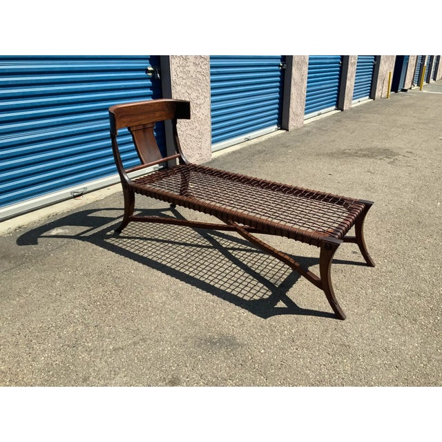 Robsjohn Gibbings Style Klismos Chaise For Sale - Image 9 of 9