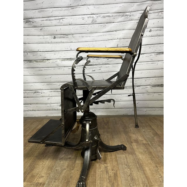 Vintage Medical Reclining Chair For Sale - Image 4 of 16