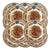 Royal Stafford English Brown Transferware Turkey Thanksgiving Dinner Plates - Set of 12 For Sale