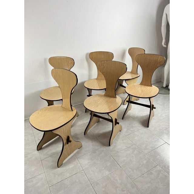 Mid-Century Italian Chairs, 1960s, Set of 6 For Sale - Image 12 of 12