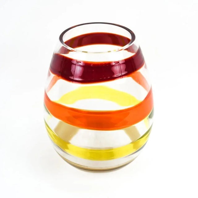 Murano Vase Signed "Nason Moretti" & Nason Moretti Murano Label, Italy, 20th C. For Sale - Image 4 of 8
