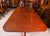 Antique Regency Triple Pillar Dining Table and Swag Back Chairs, 1890s, Set of 15 For Sale - Image 6 of 18