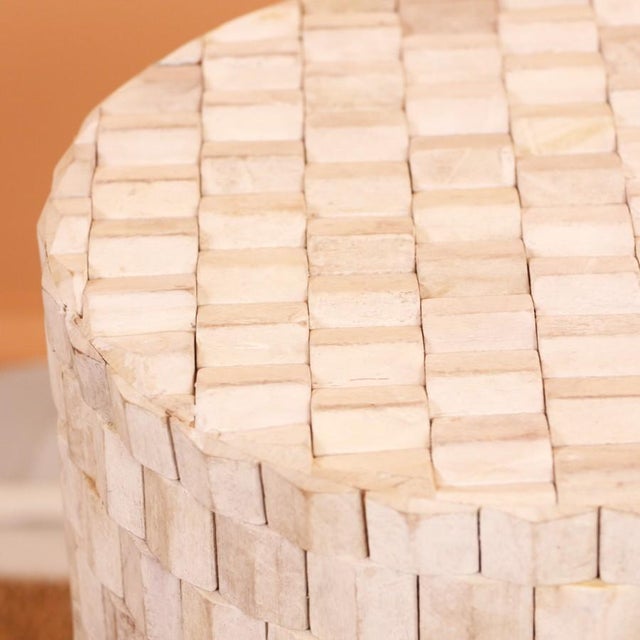 Sully Teak Wood Side Table For Sale - Image 4 of 10