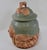 Contemporary Large 11.5” Vintage Leo & Karin Villaroman Coastal Marine Sculptural Lidded Stoneware Vessel For Sale - Image 3 of 17