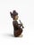 Mid 20th Century Hand-Carved Chinese Wooden Figural Sculpture of Seated Musician With Trumpet-Style Instrument For Sale In Boston - Image 6 of 17