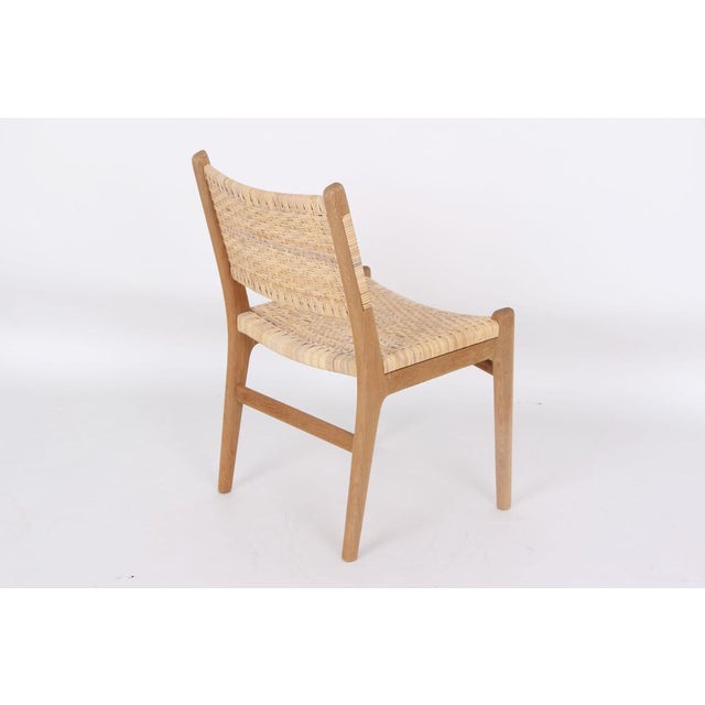 Oak & Wicker Mesh Model Ch31 Dining Chairs by Hans J. Wegner for Carl Hansen & Søn, 1950s, Set of 4 For Sale - Image 9 of 18