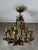 Metal Vintage Italian Brass Chandelier, 1950s For Sale - Image 7 of 10