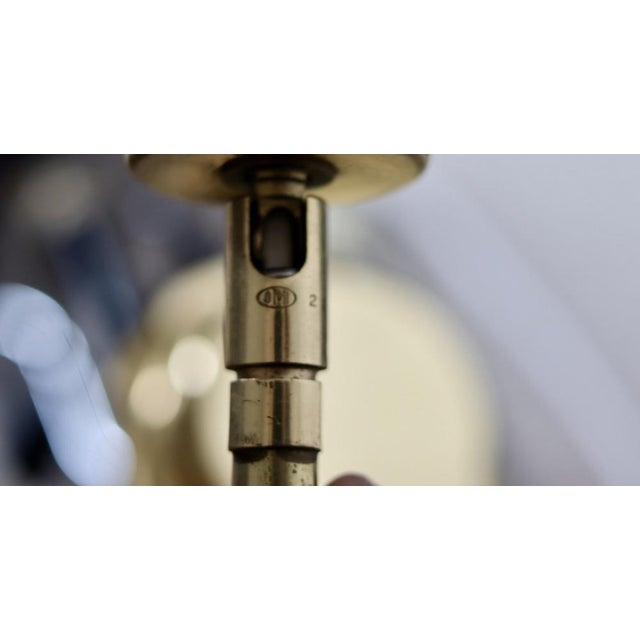 Vintage Trump Shape Lights in Brass by Börje Claes for Norlett Elit, 1960s, Set of 2 For Sale - Image 4 of 11