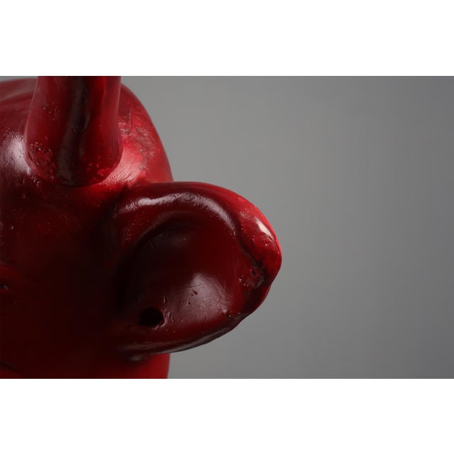 Art Deco The Laughing Cow Advertising Sculpture from Novita, France, 1920s For Sale - Image 11 of 17