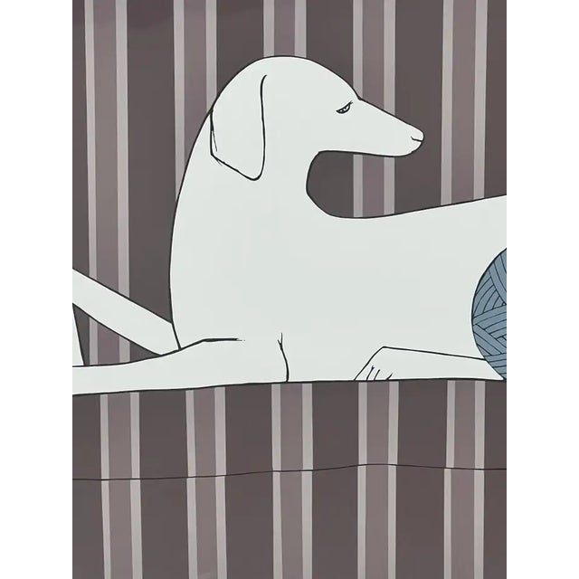 Red Will Barnet " Interlude" Silk Screen Print 1982 Hand Signed, Numbered & Framed 1982 For Sale - Image 8 of 16