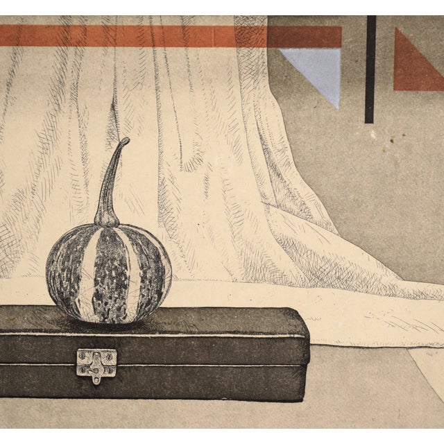 "Dark Box" Drypoint Etching With Aquatint (No. 10/20) by Benjamin Vasserman For Sale - Image 4 of 7