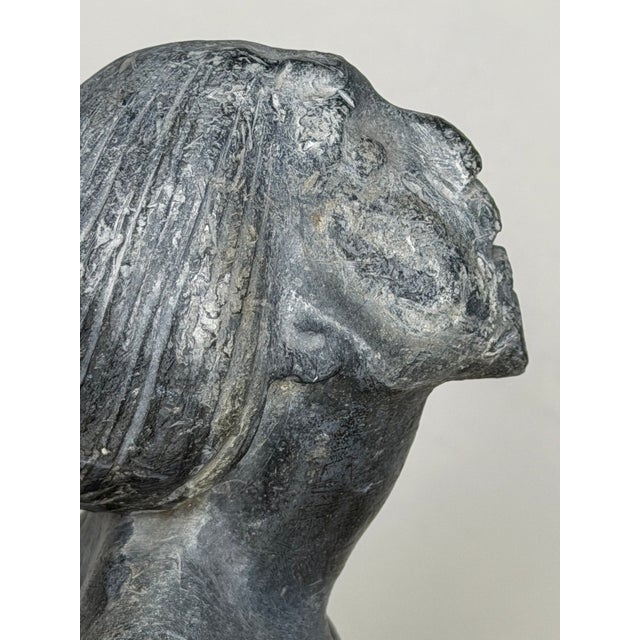 Art Deco Lead Sculpture of Joan of Arc in the Manner of Eric Gill For Sale - Image 11 of 18