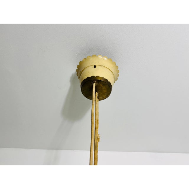 Italian Counterweight Pendant Lamp, 1950s For Sale - Image 11 of 12