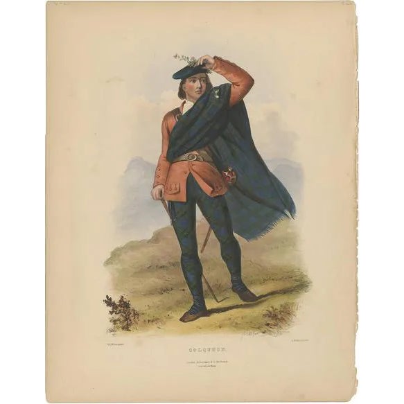 L. Dickenson, Colquhon, Scotland, 1847, Print For Sale