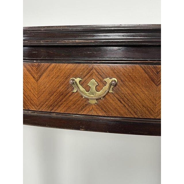 Mid-Century Italian Console Table with Brass Feet and Handles in the style of Paolo Buffa, 1960s For Sale - Image 11 of 14