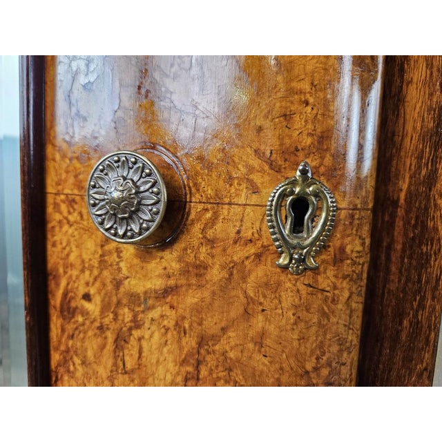 Chippendale Sideboard with Marble Top and Sliding Glass, Italy, 1920s For Sale - Image 13 of 18