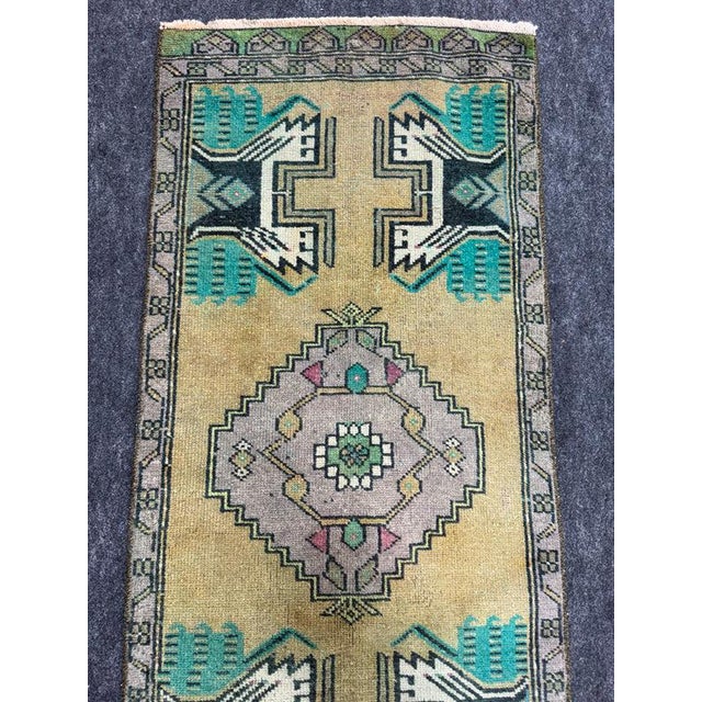Turkish Yastik Rug 1'7" x 3'6" For Sale - Image 4 of 5