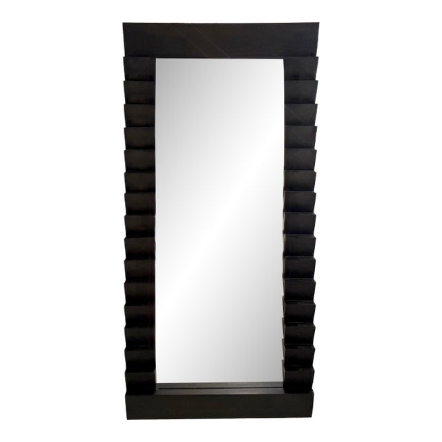 Arteriors Elkins Ebony Mango Wood Full-Length Mirror For Sale