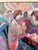 Vintage Framed Isaac Maimon Corner Cafe Figurative Lithograph Art For Sale - Image 13 of 16
