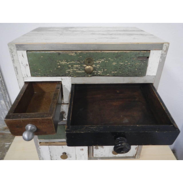 Table Chest of 7 Drawers, 1980s For Sale - Image 11 of 13